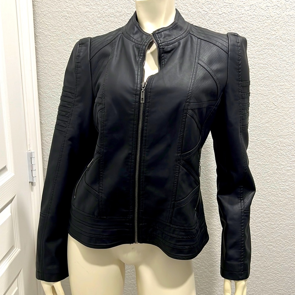 Lock & Love Faux Leather Jacket